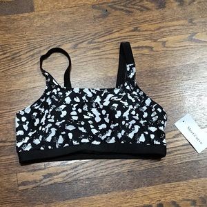Black and White Bathing Suit Top